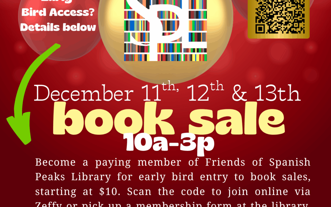 Friends of the Spanish Peaks Library Book Sale