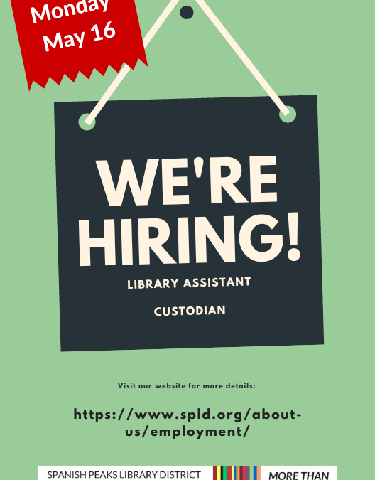 We’re Hiring!