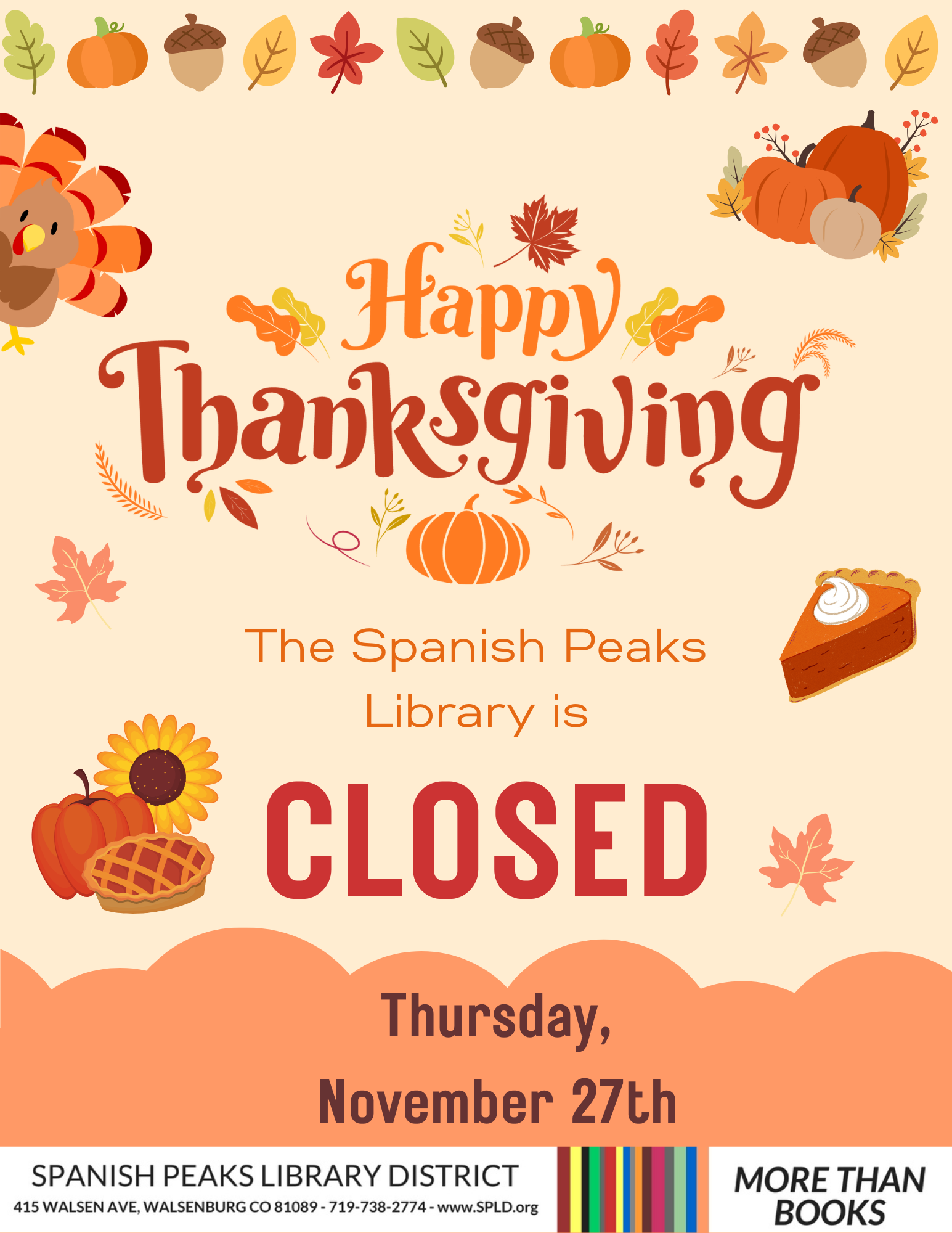 Copy of Thanksgiving Library Closed(2)