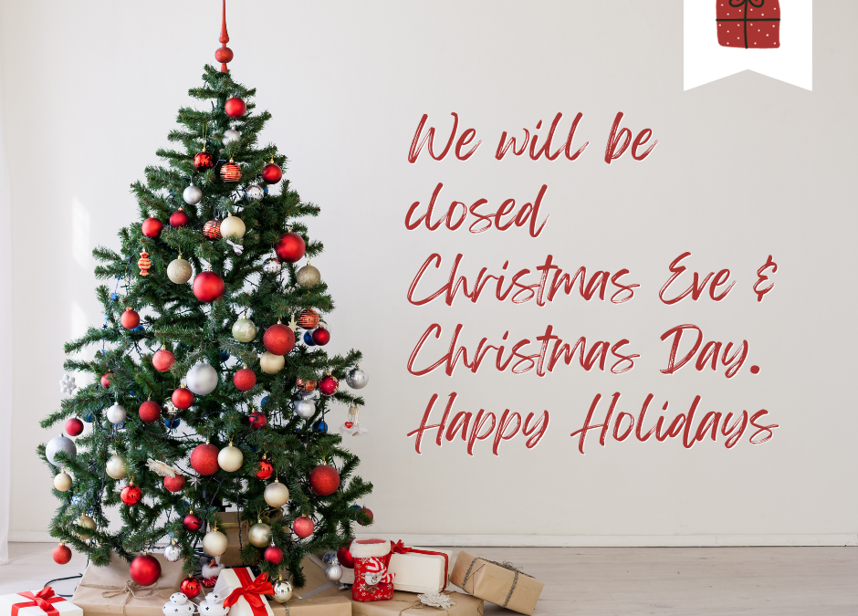 Closed for Christmas