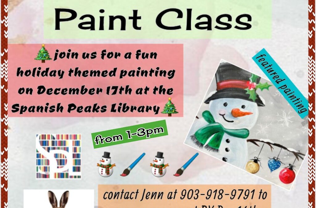 Community Paint Class